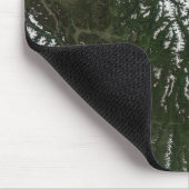 ロッキー山脈の眺め マウスパッド (コーナー)