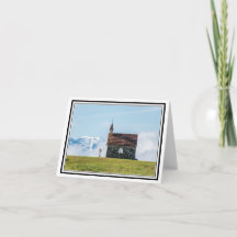 ロッキー山脈の礼拝堂