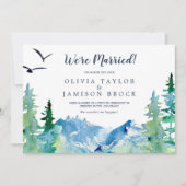 ロッキー山脈の行先宣言 案内状 (正面)