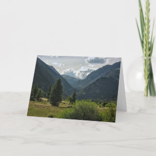 ロッキー山脈の谷 カード