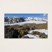 ロッキー山脈の雪解け (裏面)