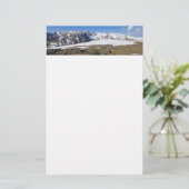 ロッキー山脈の雪解け 便箋 (スタンド正面)