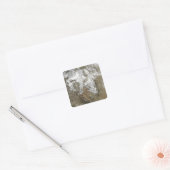 ロッキー山脈の高い峰 スクエアシール (封筒)