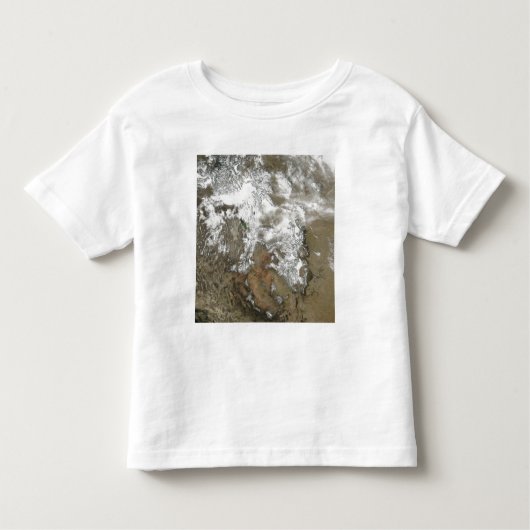 ロッキー山脈の高い峰 トドラーTシャツ (正面)