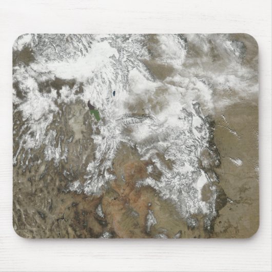 ロッキー山脈の高い峰 マウスパッド (正面)