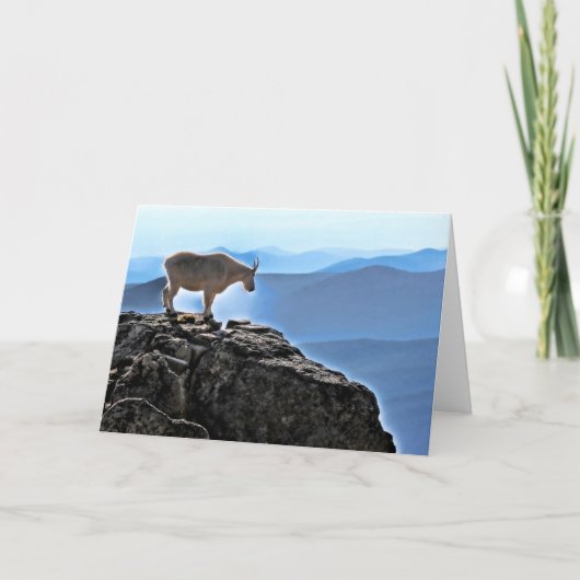 ロッキー山脈の高い歩哨 カード (正面)