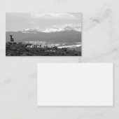 ロッキー山脈を見下ろすラバシカ 名刺 (正面/裏面)