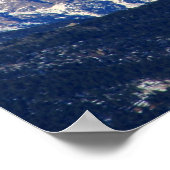 ロッキー山脈カラフルの秋時間 ポスター (角)