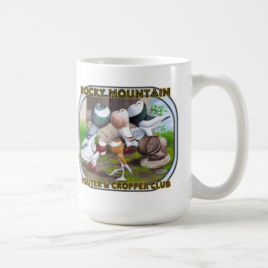 ロッキー山脈クラブロゴ コーヒーマグカップ (右)