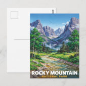 ロッキー山脈コロラド州旅行 ポストカード (正面/裏面)