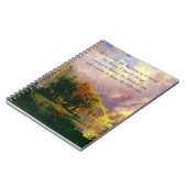 ロッキー山脈セレニティ祈りの言葉ノート ノートブック (左側)