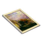 ロッキー山脈セレニティ祈りの言葉ノート ノートブック (右側)