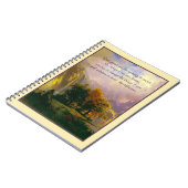 ロッキー山脈セレニティ祈りの言葉ノート ノートブック (左側)