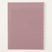 ロッキー山脈セレニティ祈りの言葉プランナー プランナー手帳 (裏面)