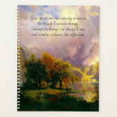 ロッキー山脈セレニティ祈りの言葉プランナー プランナー手帳 (正面)