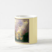 ロッキー山脈セレニティ祈りの言葉マグ コーヒーマグカップ (中央)