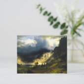 ロッキー山脈ポストカードに登場するビールシュタット・ストーム ポストカード (スタンド正面)