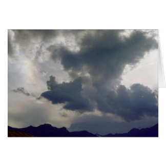 ロッキー山脈上の雨雲