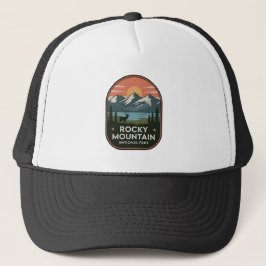 ロッキー山脈国立公園ビンテージバッジ キャップ