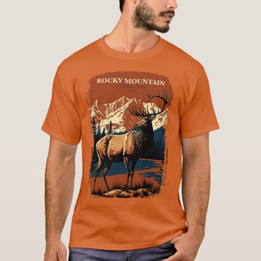 ロッキー山脈国立公園 1 Tシャツ (正面)