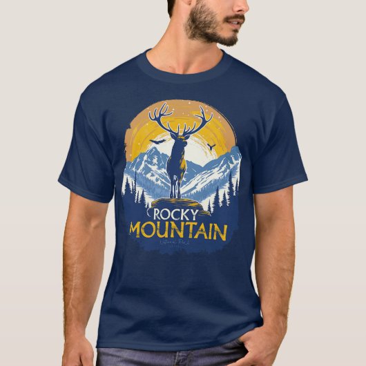 ロッキー山脈国立公園 Tシャツ (正面)