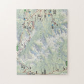 ロッキー山脈(コロラド州)の地図のパズル ジグソーパズル (縦)