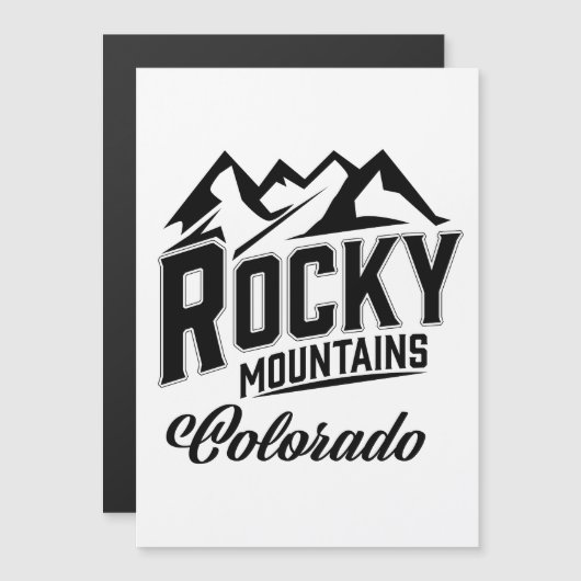 ロッキー山脈 コロラド (正面/裏面)