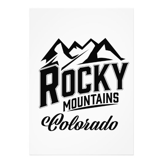 ロッキー山脈 コロラド フォトプリント            (正面)