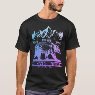 ロッキー山脈 コロラド ヴィンテージ国立公園 Tシャツ