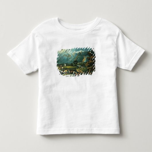 ロッキー山脈 トドラーTシャツ (正面)