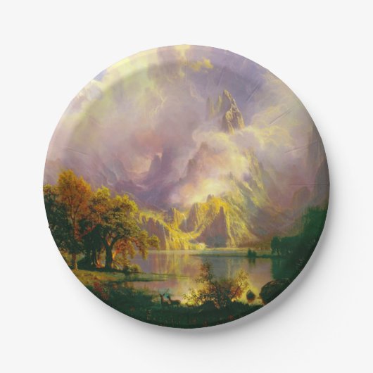 ロッキー山脈 ペーパープレート (正面)