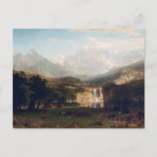 ロッキー山脈 ポストカード (正面)