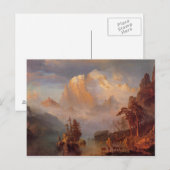 ロッキー山脈 ポストカード (正面/裏面)