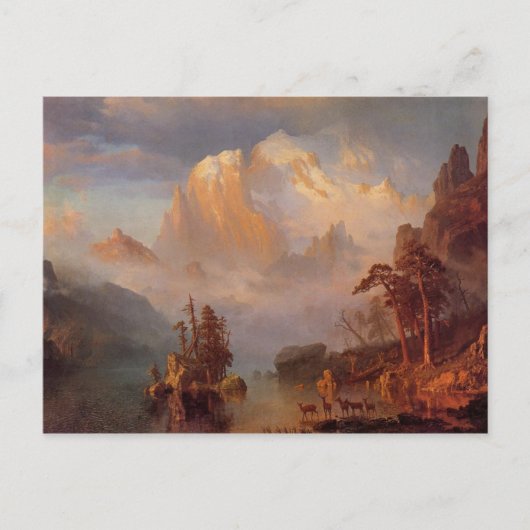 ロッキー山脈 ポストカード (正面)