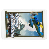 ロッキー山脈 マグネット (横)