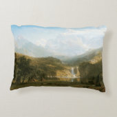 ロッキー山脈、ランダーのピークby Albert Bierstadt アクセントクッション (裏面)