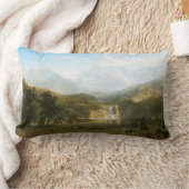 ロッキー山脈、ランダーのピークby Albert Bierstadt ランバークッション (ブランケット)