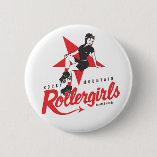 ロッキー山脈Rollergirls 缶バッジ