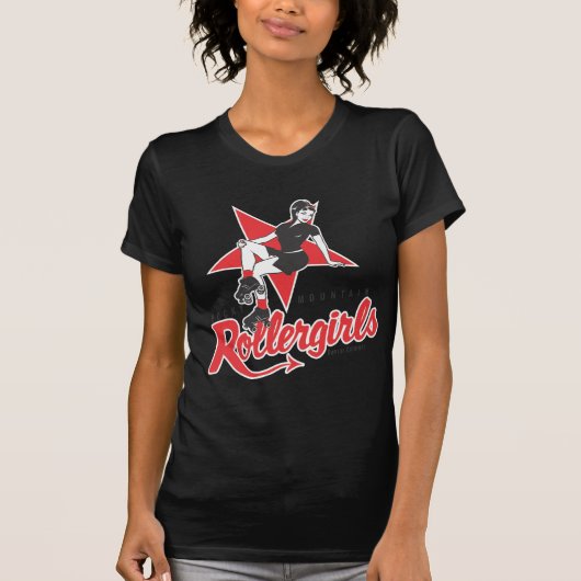 ロッキー山脈Rollergirls Tシャツ (正面)