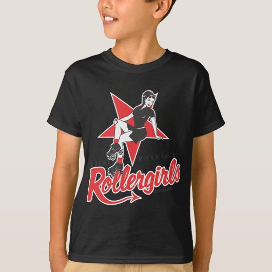 ロッキー山脈Rollergirls Tシャツ (正面)