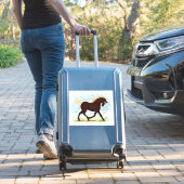 ロッキー山馬ウマ科の解剖図 シール (スーツケースインサイチュ)