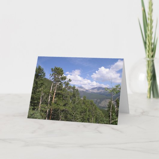 ロッキー山 カード (正面)