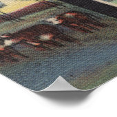 ロッキー山，ノースカロライナ州 – ラージレターシーン ポスター (角)