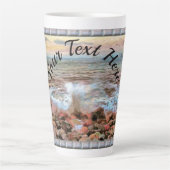 ロッキー波0742 カフェラテマグ (正面)