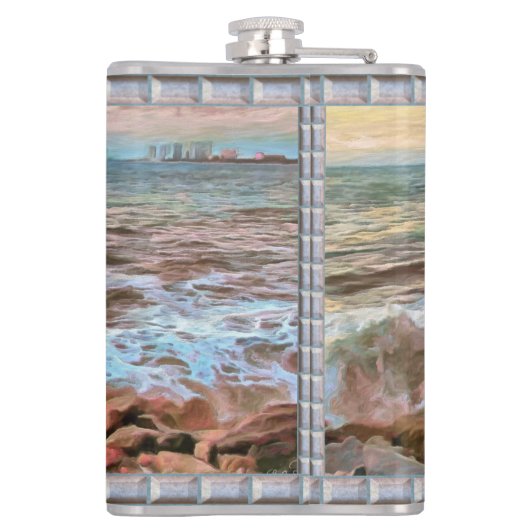 ロッキー波0742 フラスク (裏面)