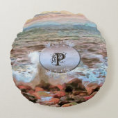 ロッキー波0742 ラウンドクッション (正面)