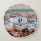 ロッキー波0742 ラウンドクッション (裏面)