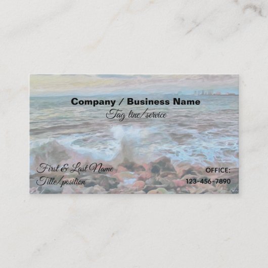 ロッキー波0742 名刺 (正面)