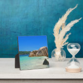 ロッキー海と美しい熱帯ビーチ フォトプラーク (インサイチュ)