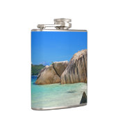 ロッキー海と美しい熱帯ビーチ フラスク (右)